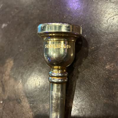 Schilke 51d euphonium/trombone mouthpiece - Gold plated image 2