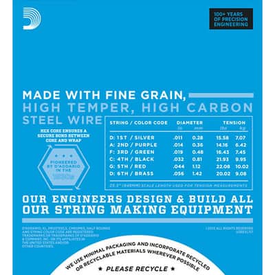 D'Addario EXL117 Nickel Wound .011-056 image 3