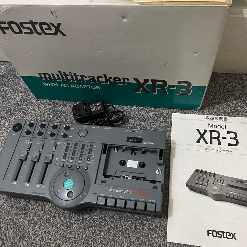 FOSTEX XR-3Xmultitracker カセットレコーダー　中古品 Fostex XR3 Multitracker 4 Track Analog Cassette tape Recorder