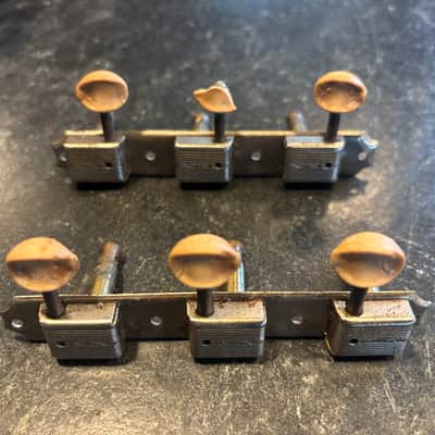 Kluson Single Line Tuning Pegs 1950's - Nickel image 1