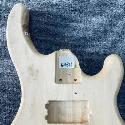 Unfinished Basswood 4 String Bass Body image 2