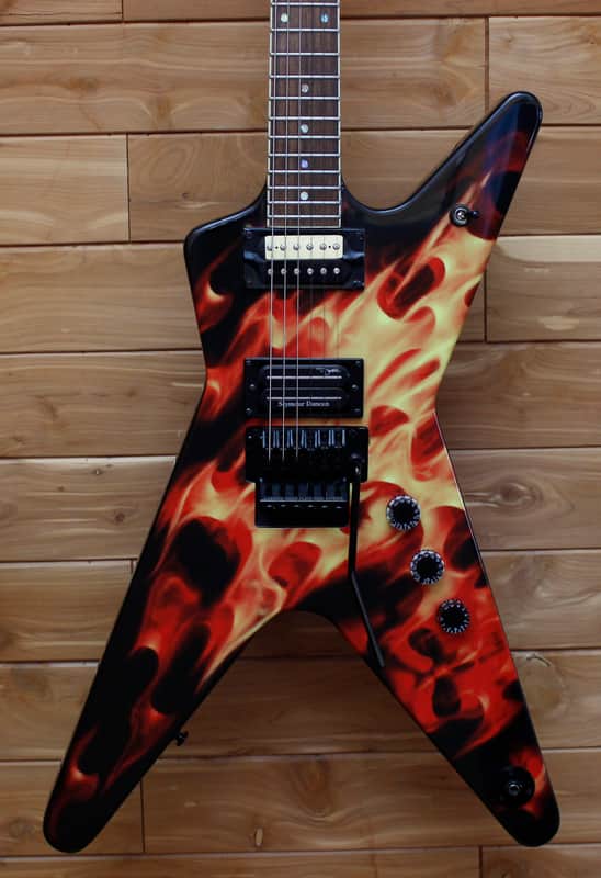 Dean Dimebag Electric Guitar Dime O Flame ML - Made In Korea | Reverb