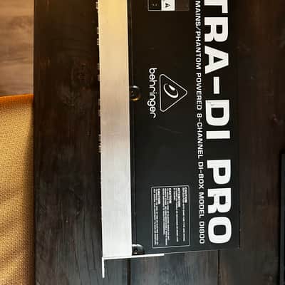 Behringer Ultra-DI Pro DI800 Phantom Powered 8-Channel Direct Box 2010s - Black / Silver image 4