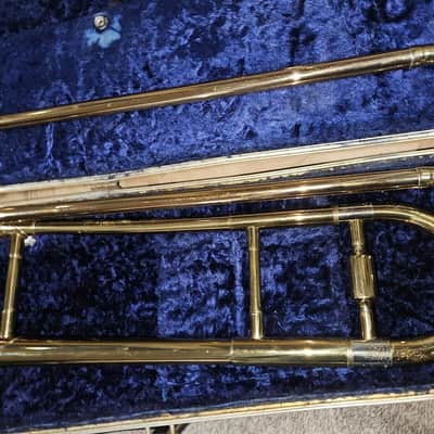 Bruno Tenor Trombone, w/ case and MP, spit-valve is detached (minor repair) image 7