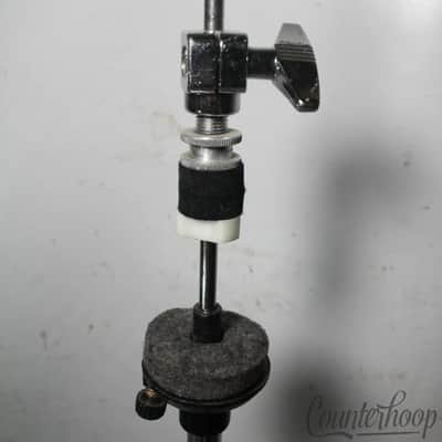 *Pearl Hi-Hat Cymbal Stand Chrome Single-Brace Tripod Foot Pedal +Clutch Vintage image 4