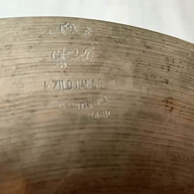 Zildjian K Constantinople ANTIQUE 12” Hi Hat Cymbals 1930s - Bronze image 6