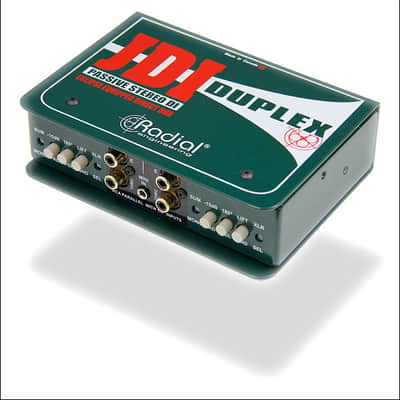 Radial Engineering JDI Duplex Passive 2-Channel Dual Stereo DI Direct  Box image 2