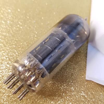 Raytheon 12BH7A tNOS AT1000 TESTED Vacuum Tube black plate 12BH7 dual triode 1951-1959 image 1