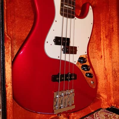 Fender American Vintage Hot Rod '70s Jazz Bass 2014 - Candy Apple Red image 2