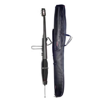 Stagg EDB-3/4 MBK Solid Maple Top & Neck Upright 3/4 Size Electric Double Bass w/Gig Bag image 1