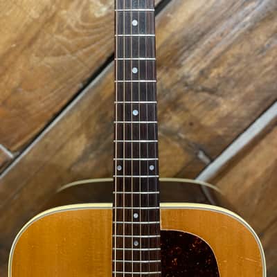 1980 Gibson J-55 Dreadnought Acoustic Guitar, Natural image 7