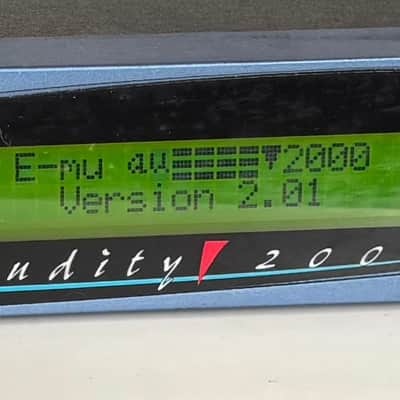 E-MU Systems Audity 2000 64-Voice Rackmount Synthesizer 1998 - 2000 - Blue
