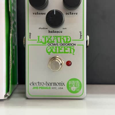 Electro-Harmonix / JHS Nano Lizard Queen Octave Fuzz With Box 2023 - Present - Silver / Green image 4