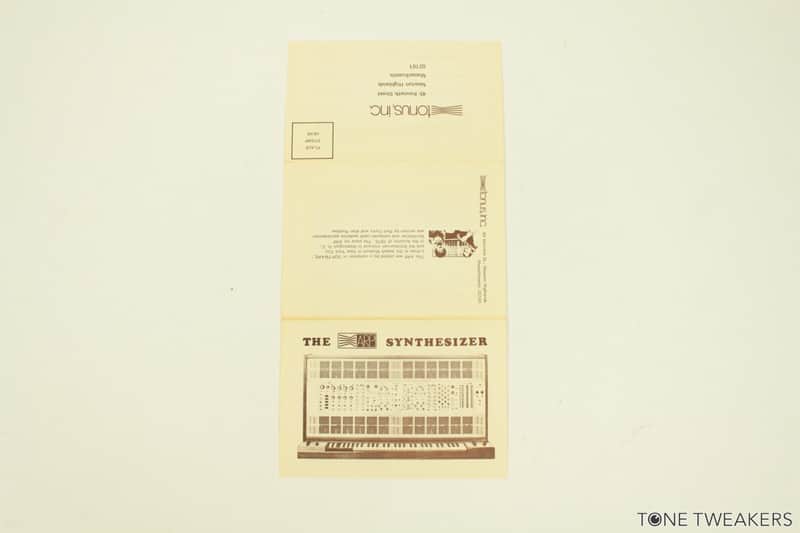 What Is An ARP Synthesizer? Postcard Promo Mailer arp 2500 VINTAGE SYNTH DEALER image 1