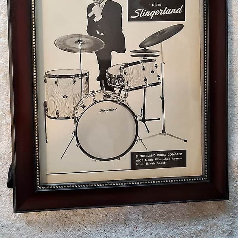 1966 Slingerland Roger Fugen B & W