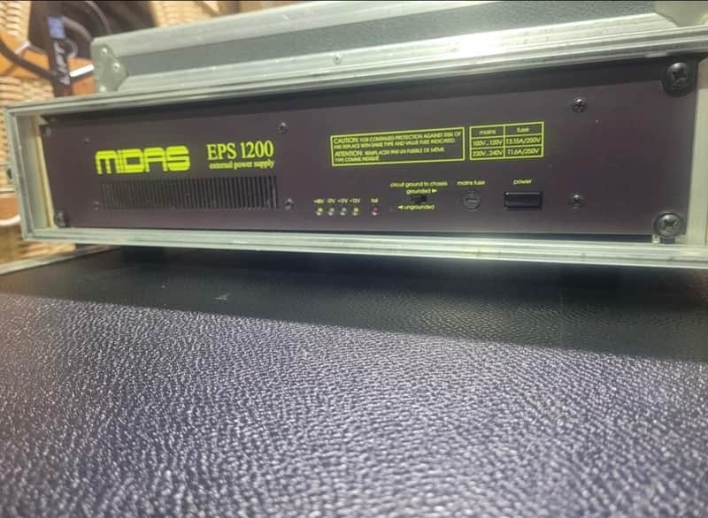 Midas EPS 1200 original power supply RARE in flightcase image 1