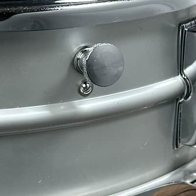 1970s Ludwig No. 404 Acrolite 5x14 8-Lug Aluminum Snare Drum image 13