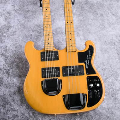 Shergold 124 1978 - Natural; 12 + 4 twin neck image 2