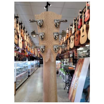 Cole Clark Fat Lady 1 Acoustic / Electric Guitar - Left Hand Bunya / Mahogany image 6