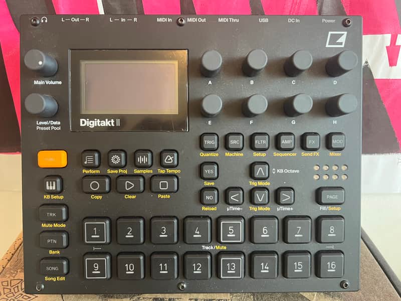 Elektron Digitakt II 2024 - Present - Black image 1