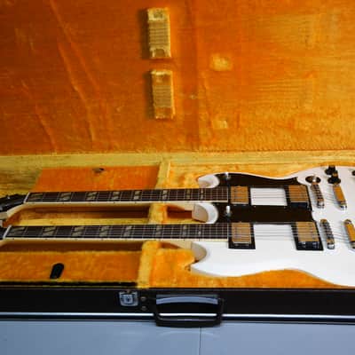 Vintage Ventura Double Neck 6 & 12 String Guitar - Copy of Gibson EDS-1275 image 18