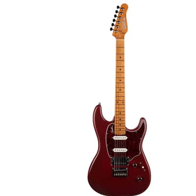 Godin Session HT Aztek Red MN Electric Guitar with Bag Made In Canada image 1