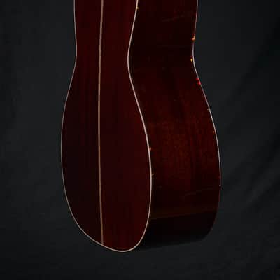 Santa Cruz H13 Custom Old Growth Mahogany and Moon Spruce Sunburst with Century Block Inlay NEW image 23
