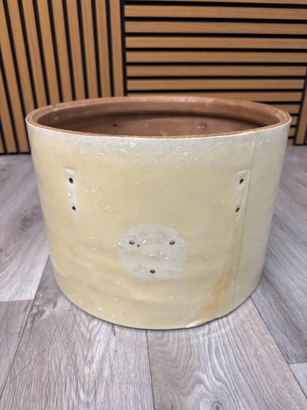 Vintage Beverley 13”x9” Tom Drum Shell Bare Wood #OM16 image 1