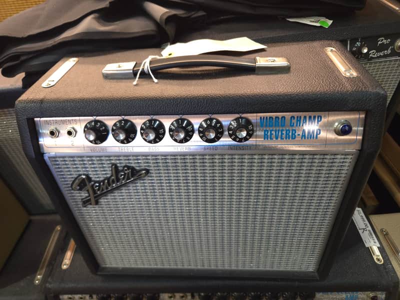 Fender '68 Custom Pro Vibro Champ Reverb 5-Watt 1x10" Guitar Combo 2021 - Present - Local Pickup Only image 1