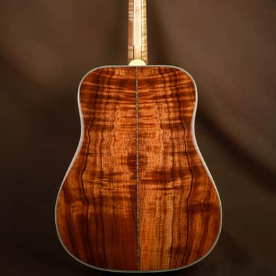 Gibson Dove Custom Shop Koa Masterpiece Acoustic Guitar Hummingbird image 15
