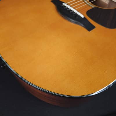 Yamaha FS5 GL Gloss Red Label Acoustic Guitar w/Hard Shell Case image 7
