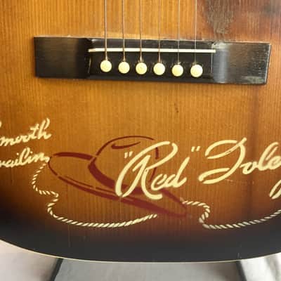 Red Foley "Smooth Trailin'" serial F-41 cowboy guitar 1941 Sunburst image 7