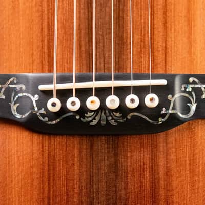 Martin Custom Shop 00 12-Fret Acoustic Guitar - Exceptional Broad Figured Koa with Hardshell Case image 14