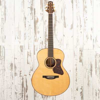 Bourgeois 2013 Luthier's Choice Small Jumbo "Face" Guitar - Bear Claw Spruce Top / Red Gum Eucalyptus Back and Sides image 5