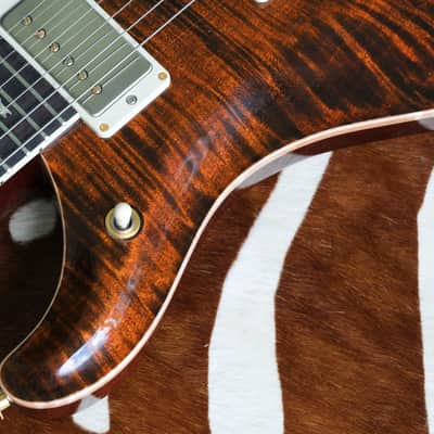 Stunning Guitar . . . Orange Tiger PRS McCarty 594 10-Top! image 7
