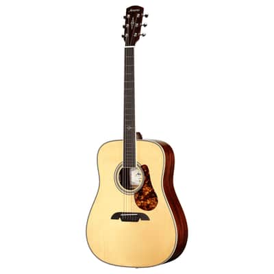 Alvarez Masterworks Dreadnought Guitar Acoustic Electric (MD60E_Herringbone) image 4