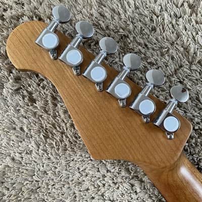 Customer Sunburst Electric Guitar, Spruce Top Mahogany Body, Roasted Maple Neck, 22 Frets Rosewood Fingerboard image 8