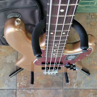 2025 Fender American Professional Classic Jazz Bass in Firemist Gold wDeluxe Bag image 8