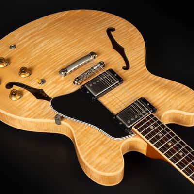2006 Gibson Memphis Custom ES-335 Dot Figured - Antique Natural | USA Semi-Hollow Flame Maple Classic ’57 Humbucker 3.54kg | OHSC image 8