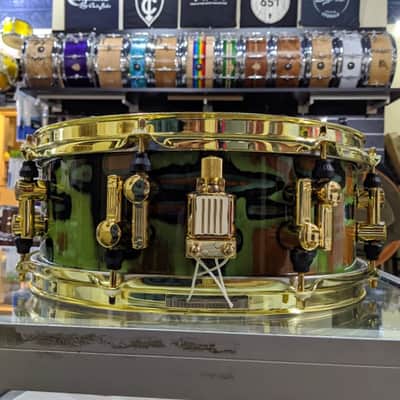 Sonor Artist Series 5x13" JoJo Mayer Beech Snare Drum Earth Finish image 5