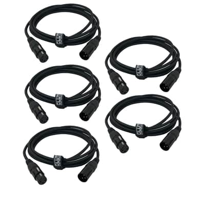 10FT Sure-Fit DMX Connecting Cables - 5 Pack image 5