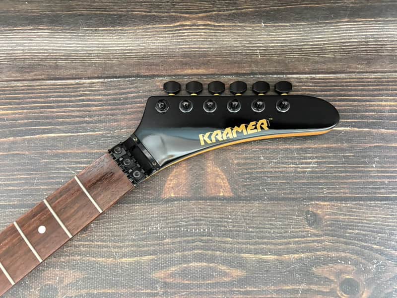 80s KRAMER LK Series Banana Head Neck Black Head Made in Japan image 1