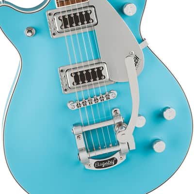 Gretsch G5232T Electromatic Double Jet FT with Bigsby, Laurel Fingerboard, Kailani Blue image 1