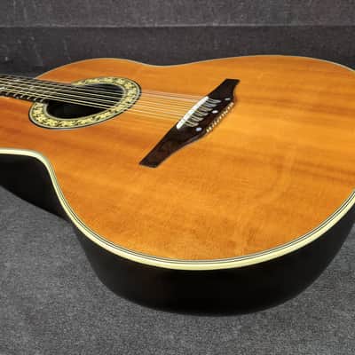 Ovation Pacemaker 1115-4 12-String Acoustic Guitar Natural Finish Made In USA image 2