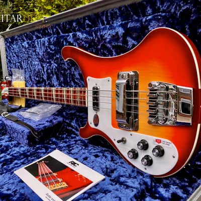 ♚MINT♚ULTRA RARE♚2012 Rickenbacker 4003 Stereo Bass♚ LUSH FIREGLO ♚ LEFT HANDED ♚GEM image 19