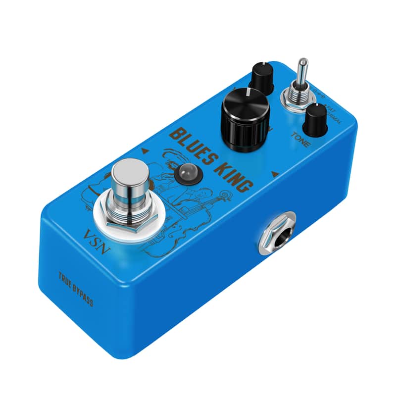 VSN LEF-321 Bluesy Blues Overdrive Guitar Effect Pedal Aluminum Alloy Shell True Bypass Guitar Parts & Accessories--Shipped from Irvine Warehouse in California by USPS image 1