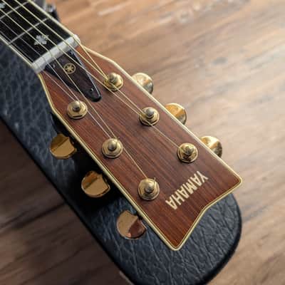 Yamaha L-15 Luxury Series Acoustic Dreadnought Guitar Japan 1980 Natural W/OHSC Strap image 12