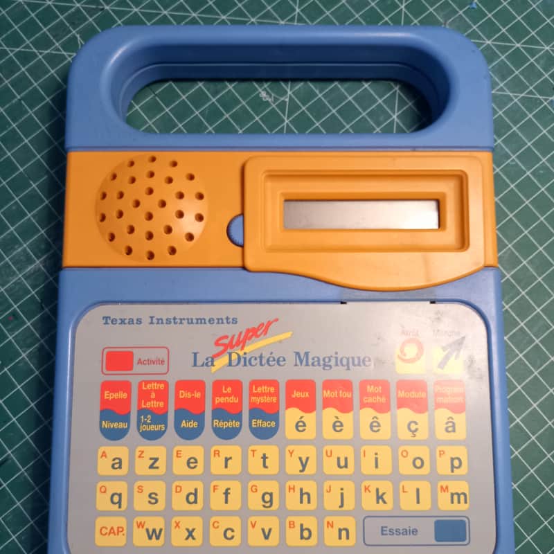 Texas Instruments La Super Dictée Magique mid-90's - Blue image 1