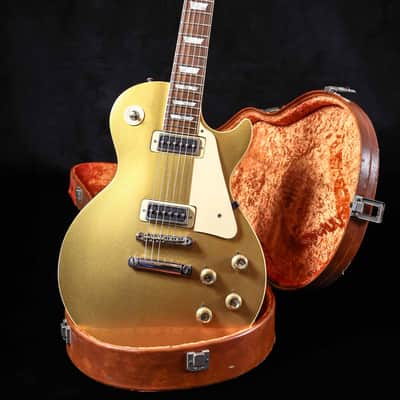 Vintage 1974 Gibson Les Paul Deluxe 1974 - Goldtop with P90s and Original Mini Humbuckers image 18