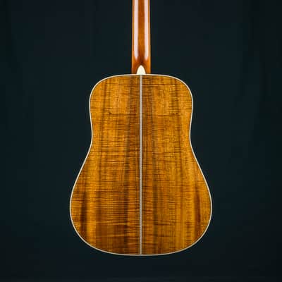 Martin D-41 Custom Premium Flamed Koa and Adirondack Spruce Amber Burst with Paua Pearl NEW image 3